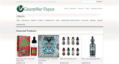 Desktop Screenshot of caterpillarvapes.com